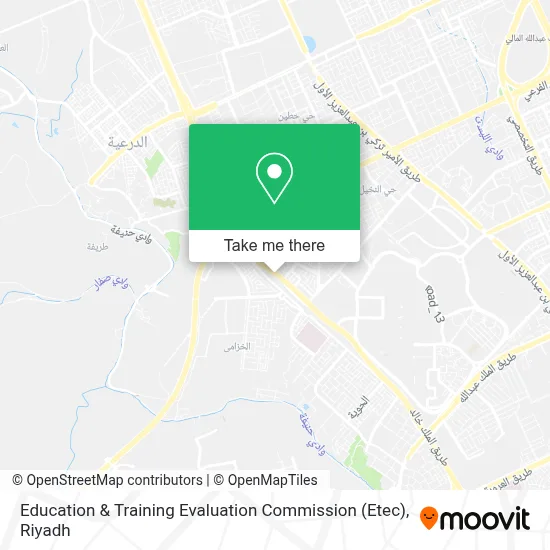 Education & Training Evaluation Commission (Etec) map