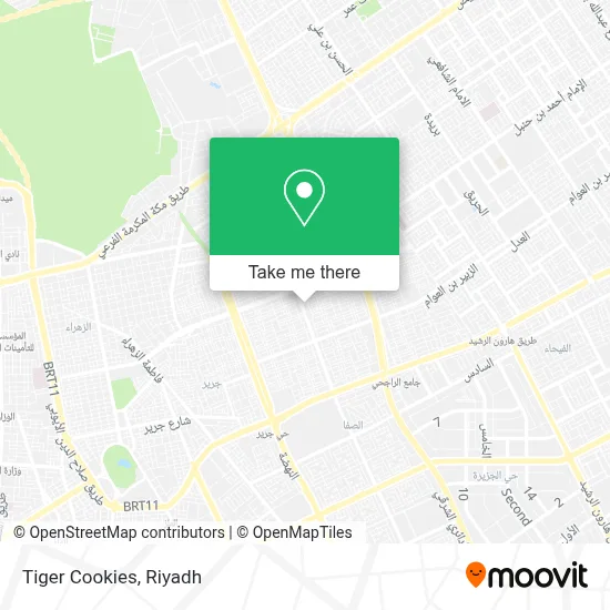 Tiger Cookies map
