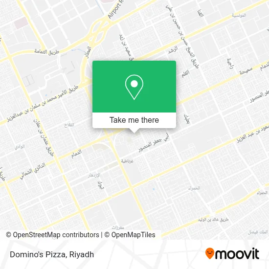 Domino's Pizza map