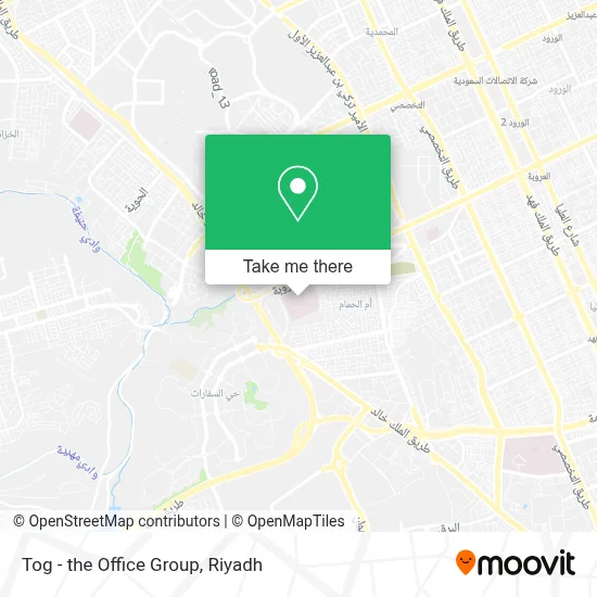 Tog - the Office Group map