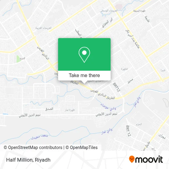 Half Million map