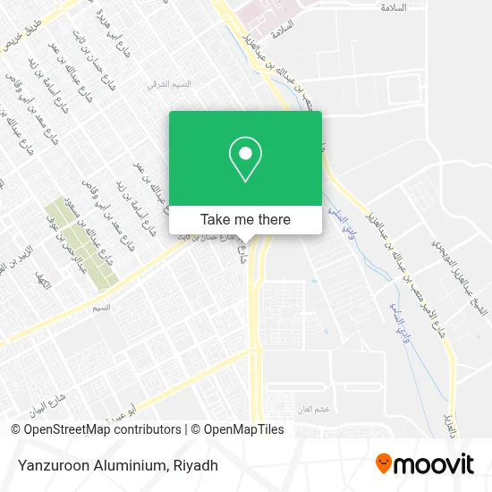 Yanzuroon Aluminium map