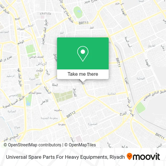 Universal Spare Parts For Heavy Equipments map