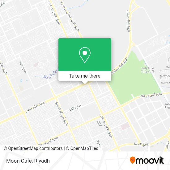 Moon Cafe map