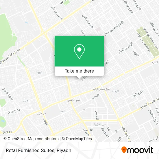 Retal Furnished Suites map