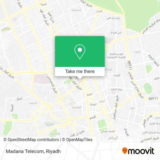Madana Telecom map