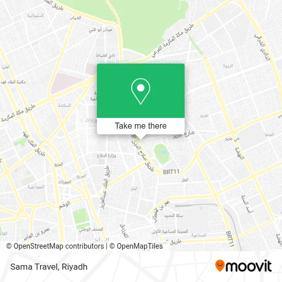 Sama Travel map