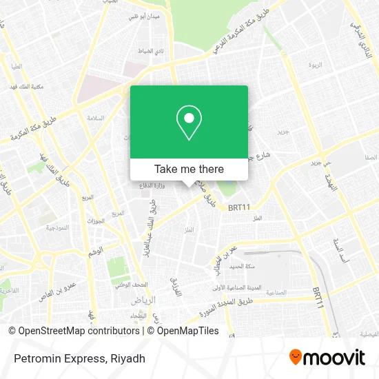 Petromin Express map