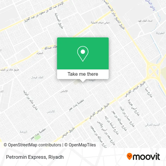Petromin Express map