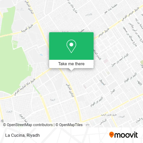La Cucina map