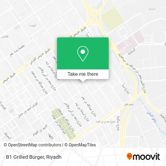 B1 Grilled Burger map