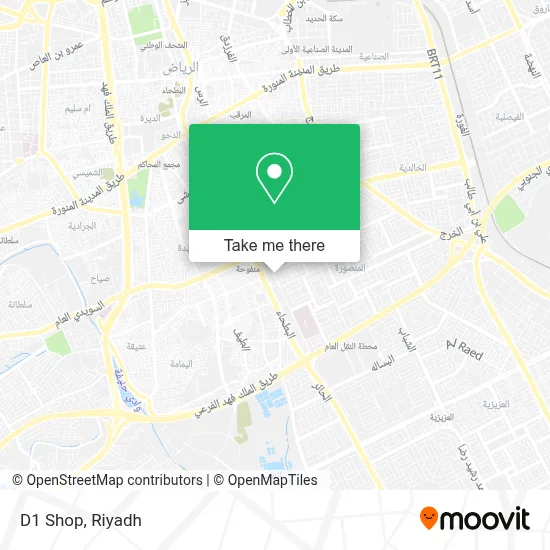D1 Shop map