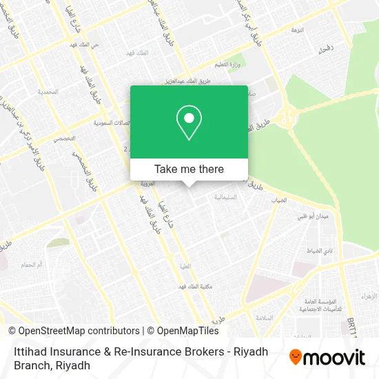Ittihad Insurance & Re-Insurance Brokers - Riyadh Branch map