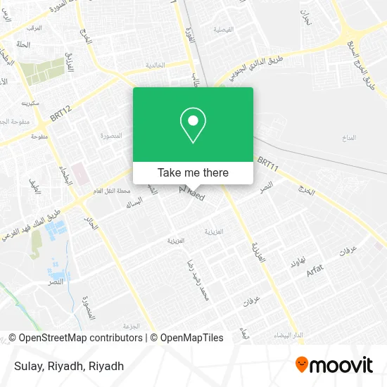 Sulay, Riyadh map