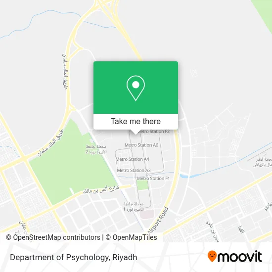 Department of Psychology map