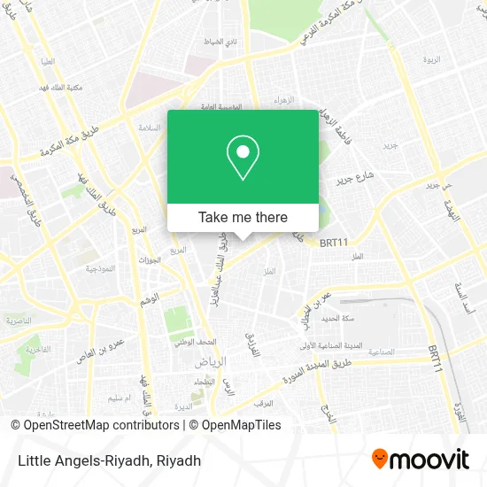 Little Angels-Riyadh map