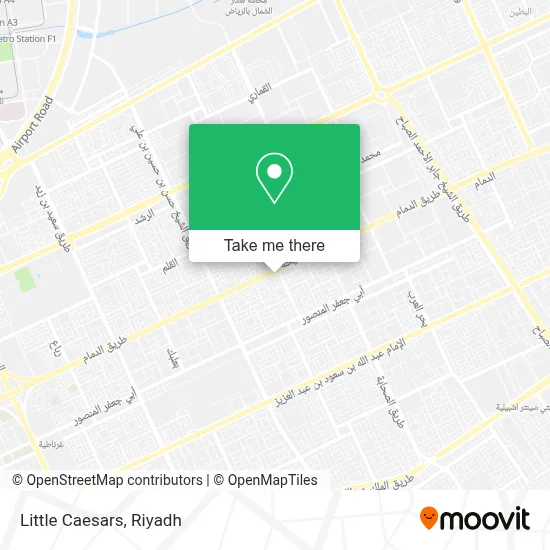 Little Caesars map