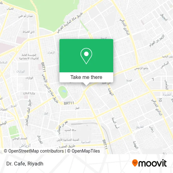 Dr. Cafe map