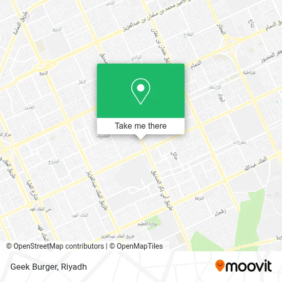 Geek Burger map