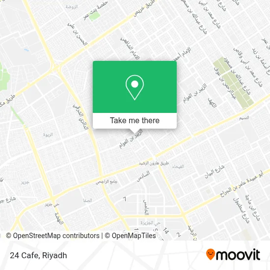 24 Cafe map