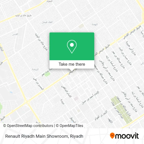 Renault Riyadh Main Showroom map