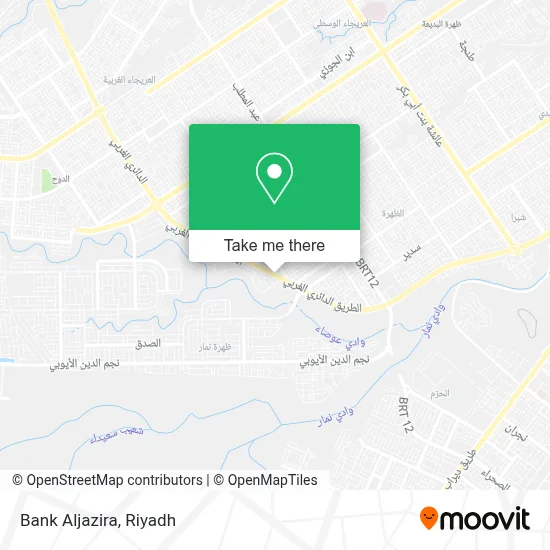 Bank Aljazira map