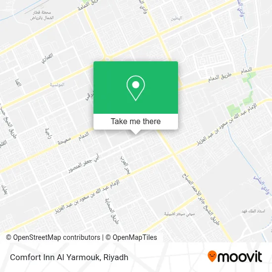 Comfort Inn Al Yarmouk map