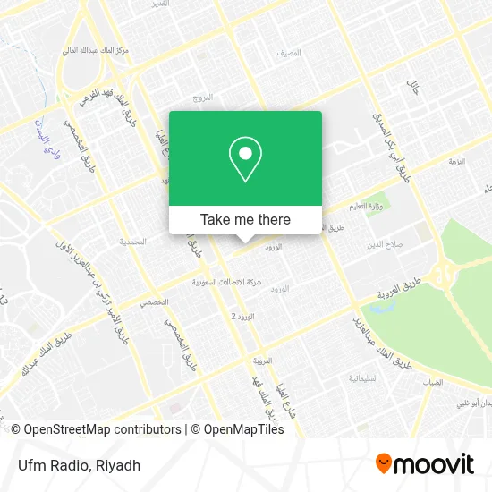 Ufm Radio map