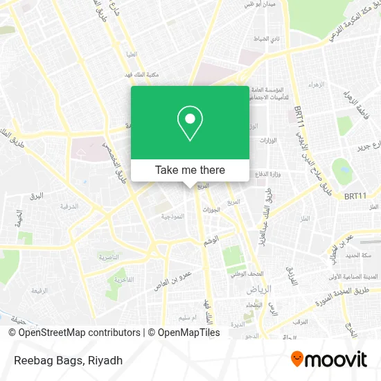 Reebag Bags map