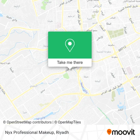 Nyx Professional Makeup map