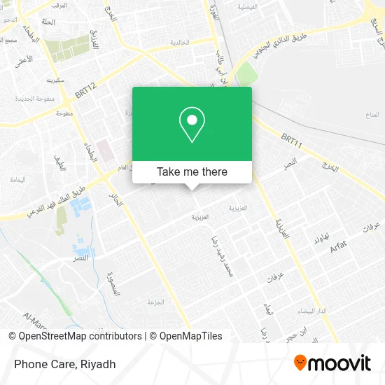 Phone Care map