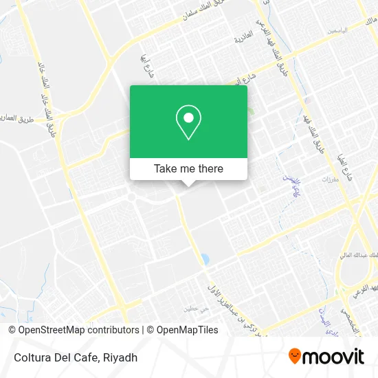 Coltura Del Cafe map