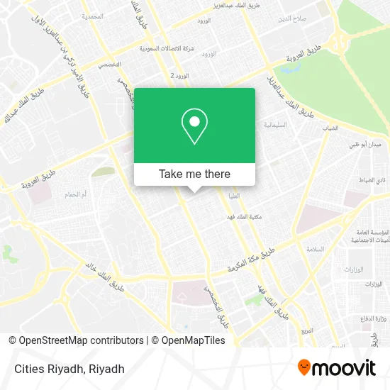 Cities Riyadh map