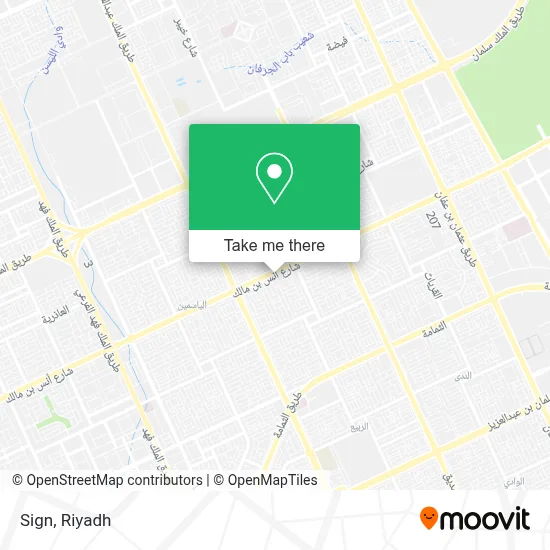 Sign map