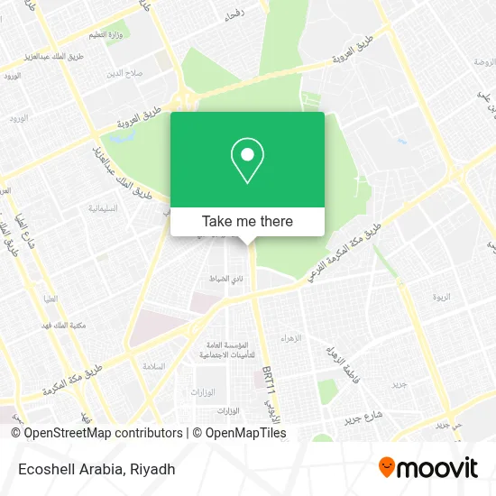 Ecoshell Arabia map