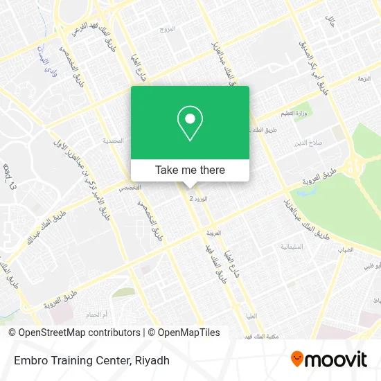 Embro Training Center map