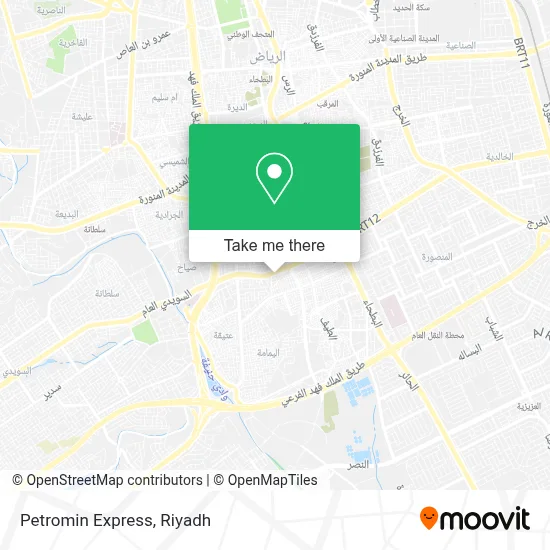 Petromin Express map