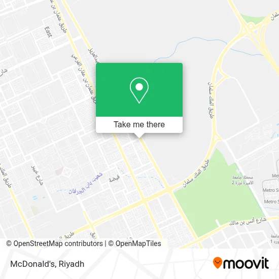 McDonald's map