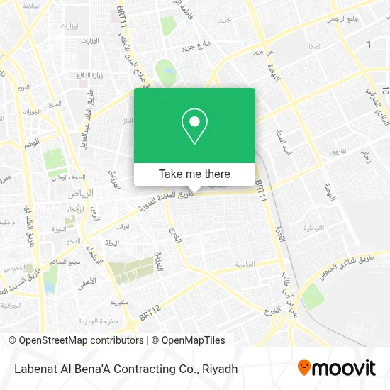 Labenat Al Bena’A Contracting Co. map