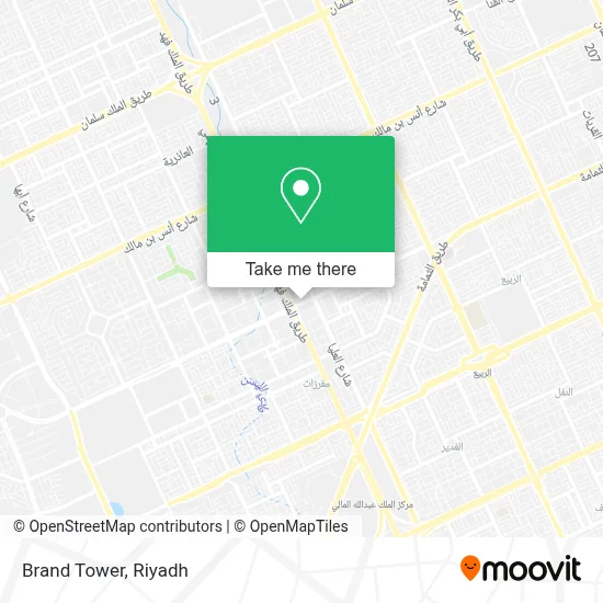 Brand Tower map