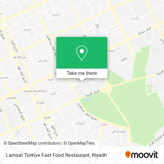 Lamsat Turkiye Fast Food Restaurant map