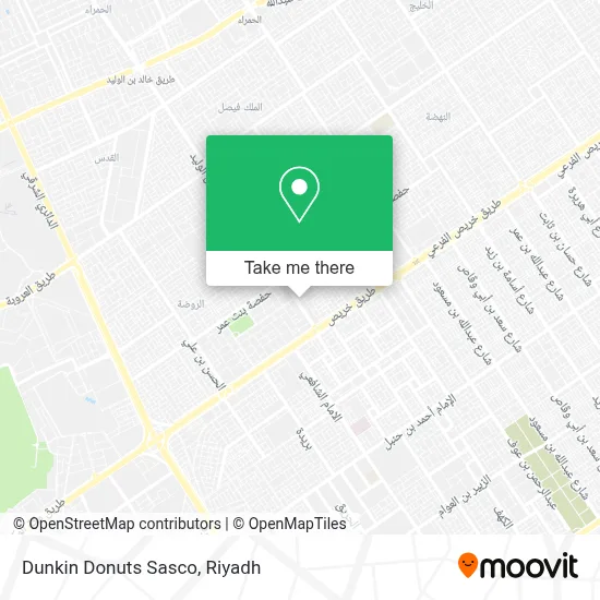 Dunkin Donuts Sasco map