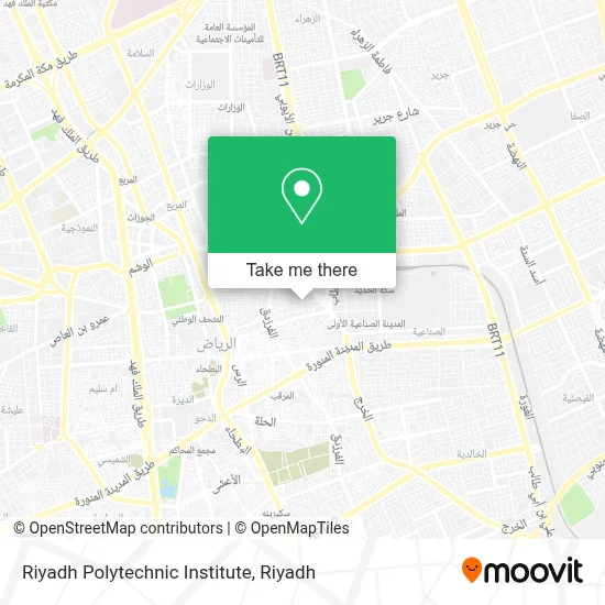 Riyadh Polytechnic Institute map