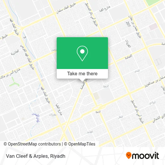 Van Cleef & Arples map