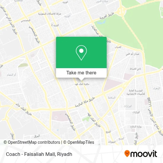 Coach - Faisaliah Mall map