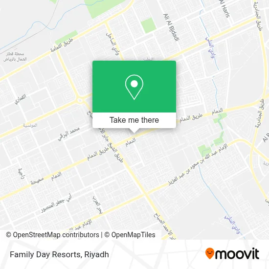 Family Day Resorts map