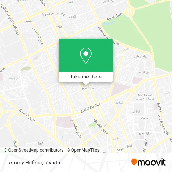 Tommy Hilfiger map