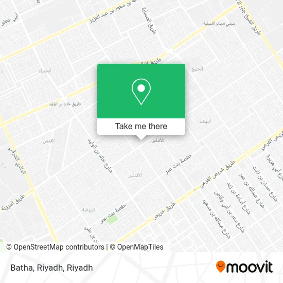 Batha, Riyadh map