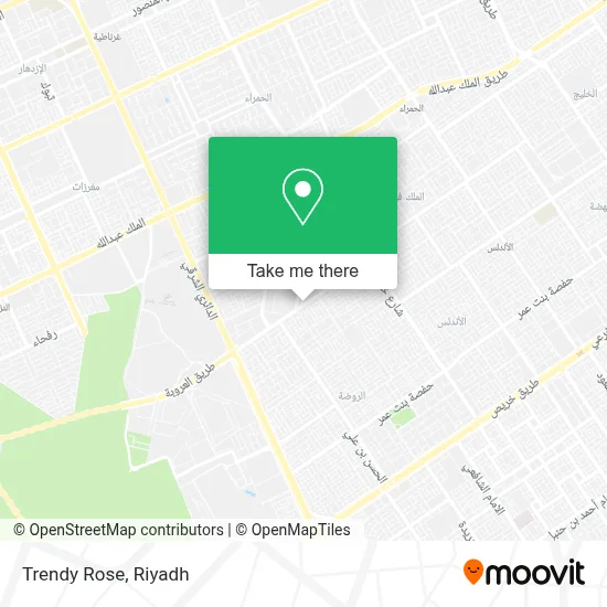 Trendy Rose map