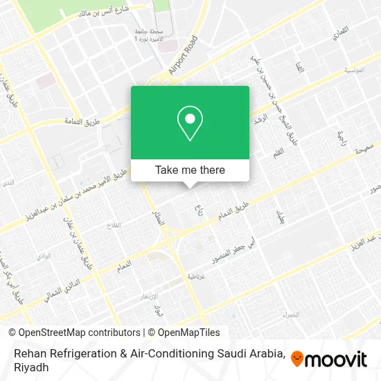 Rehan Refrigeration & Air-Conditioning Saudi Arabia map